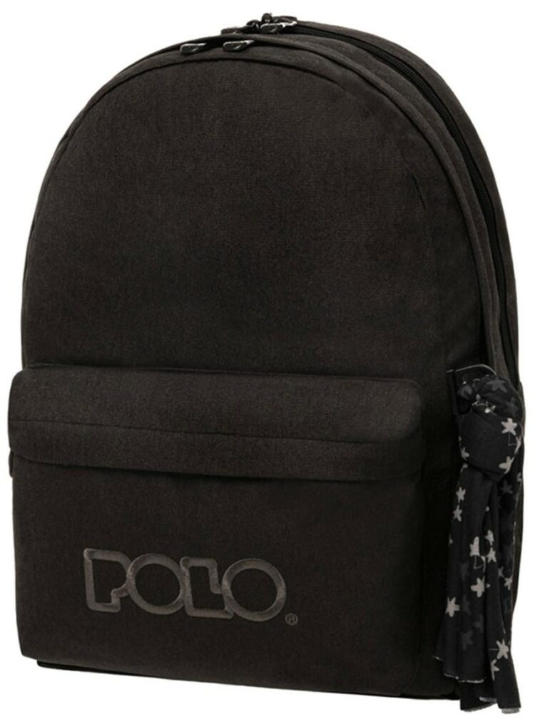 Σακιδιο Polo Original Μαυρο Double Scarf 2022