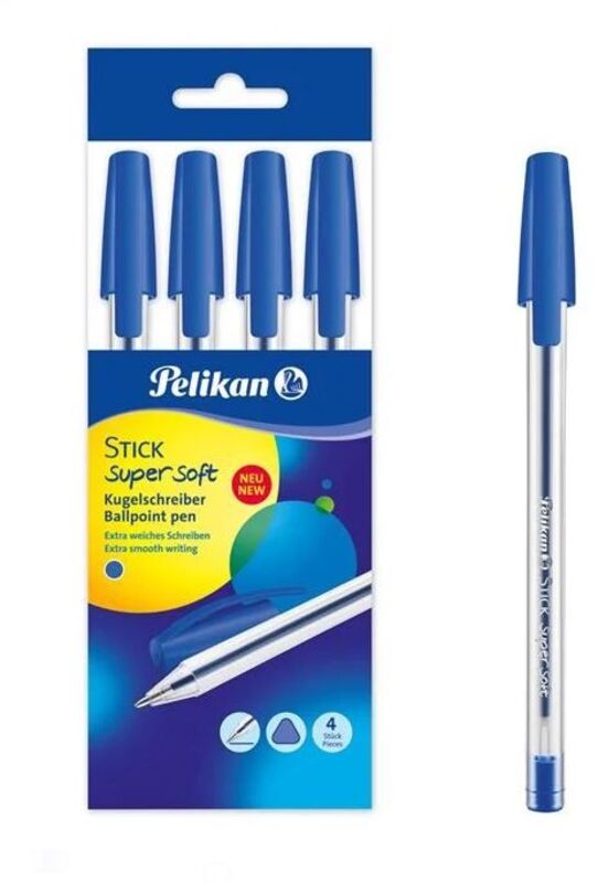 Pelikan Στυλό Stick Super Soft K86-4Tμχ