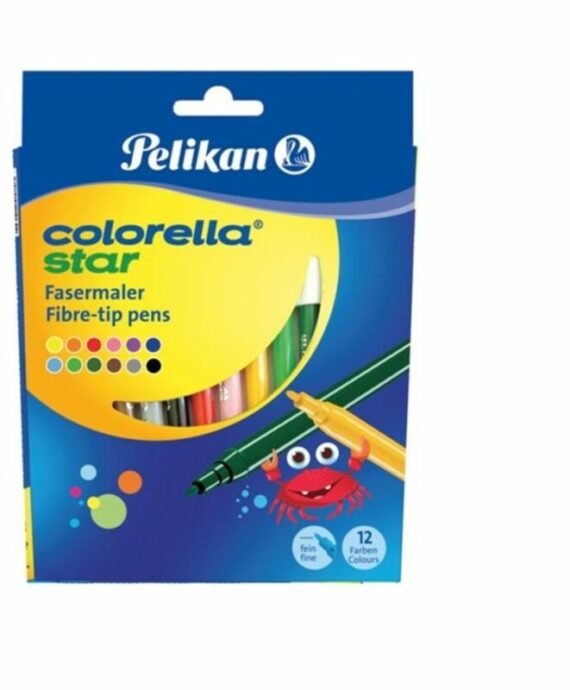Pelikan Μαρκαδόροι Λεπτοί Colorela Star 302-12 Χρώματα