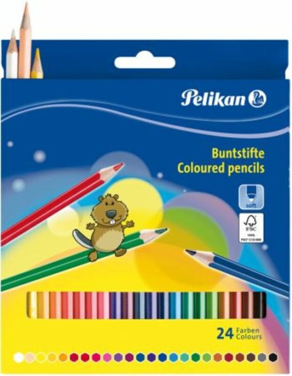 Pelikan Ξυλομπογιές BSLN-24 Χρώματα