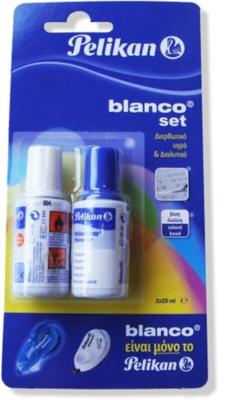 Pelikan Blanco Διορθωτικό Σετ & Διαλυτικό Pelikan Blanco Διορθωτικό Σετ & Διαλυτικό