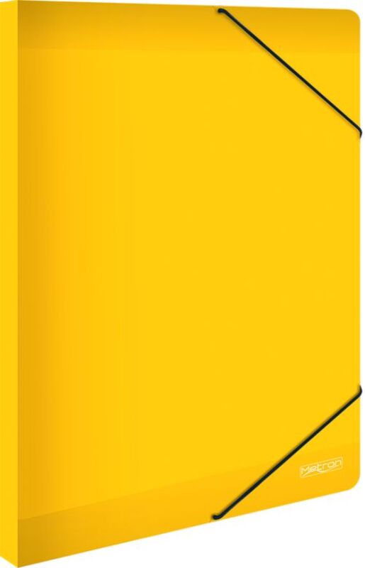 Metron Κουτί Λάστιχο 25x35x3 Fun Κίτρινο
