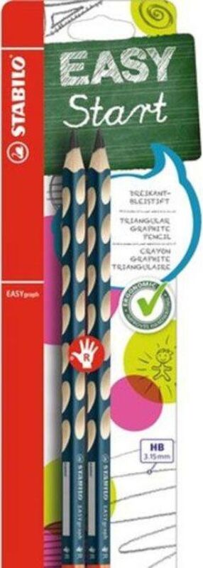 Stabilo Μολύβι Easy Graph Για Δεξιόχειρες-2Τμχ Stabilo Μολύβι Easy Graph Για Δεξιόχειρες-2Τμχ