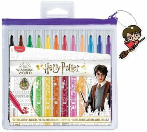 Maped Harry Potter Μαρκαδόροι ULtra Washable 12 Τμχ