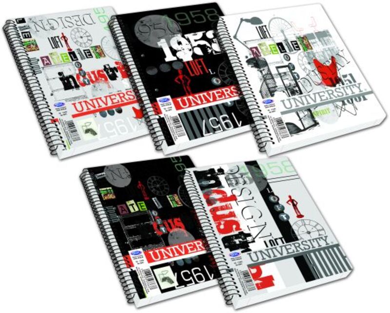 Skag Τετράδιο University Fun Σπιράλ 17x25 - 4 Θεμάτων 1 Τμχ Skag Τετράδιο University Fun Σπιράλ 17x25 - 4 Θεμάτων 1 Τμχ