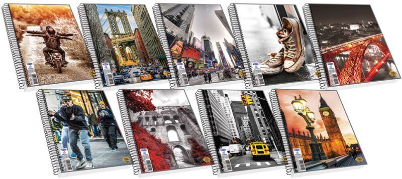 Skag Τετράδιο Street Icons Σπιράλ A4 4 Θεμάτων 80gr. - 1Τμχ Skag Τετράδιο Street Icons Σπιράλ A4 4 Θεμάτων 80gr. - 1Τμχ