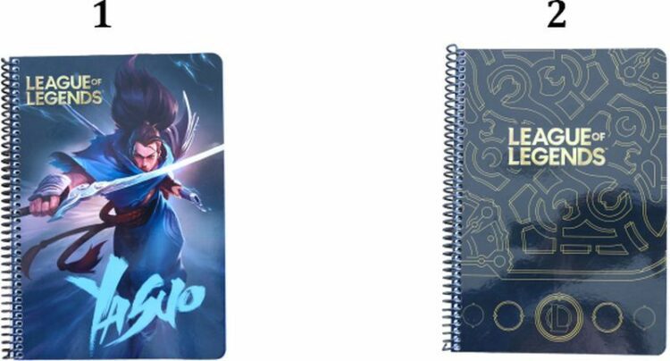 League Of Legends Τετράδιο 17x25 Σπιράλ 2 Θεμάτων 70 Φύλλα-2 Σχέδια-1 Τμχ