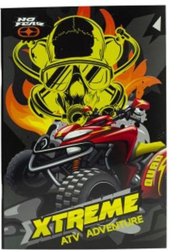 No Fear ATV-Tiger Τετράδιο 17x25-2 Σχέδια-1 Τμχ No Fear ATV-Tiger Τετράδιο 17x25-2 Σχέδια-1 Τμχ