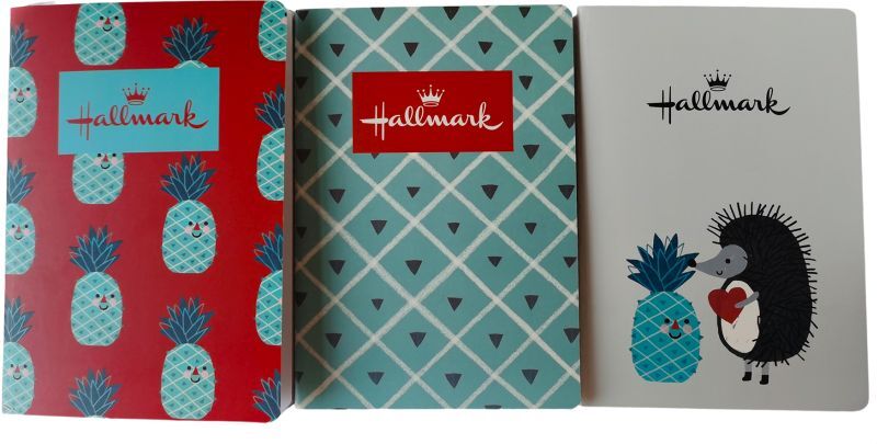 Hallmark Pineapple 22 Σημειωματάριο Α5 3Τμχ Hallmark Pineapple 22 Σημειωματάριο Α5 3Τμχ