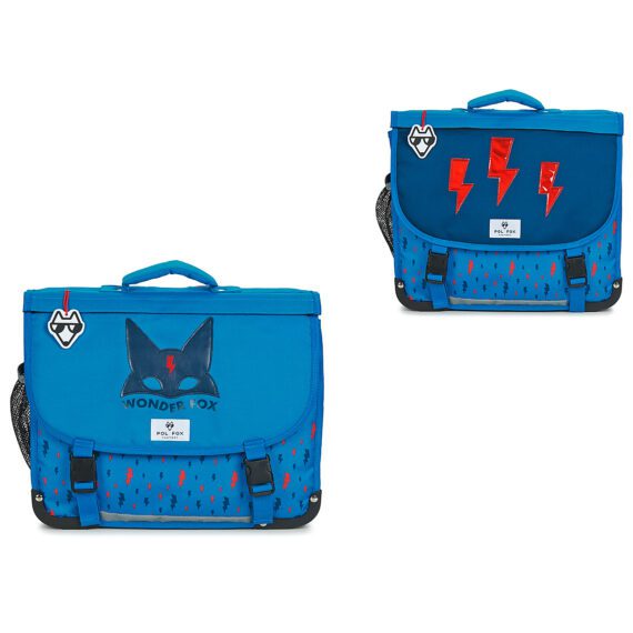 Σάκα Pol Fox WONDER FOX BLUE 38 CM REVERSIBLE