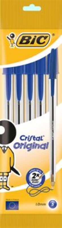 Bic Στυλό Cristal Μπλε-4Τμχ