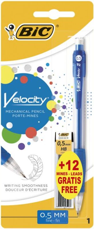 Bic Μολύβι Velocity MP 0.5mm+Refil 12 Μύτες