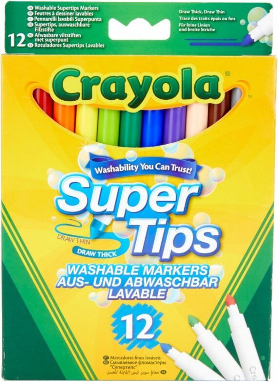 Crayola Μαρκαδόροι 12Τμχ