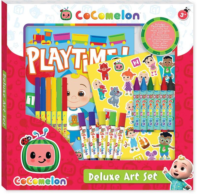 Cocomelon Σετ Χρωματισμού Deluxe Cocomelon Σετ Χρωματισμού Deluxe
