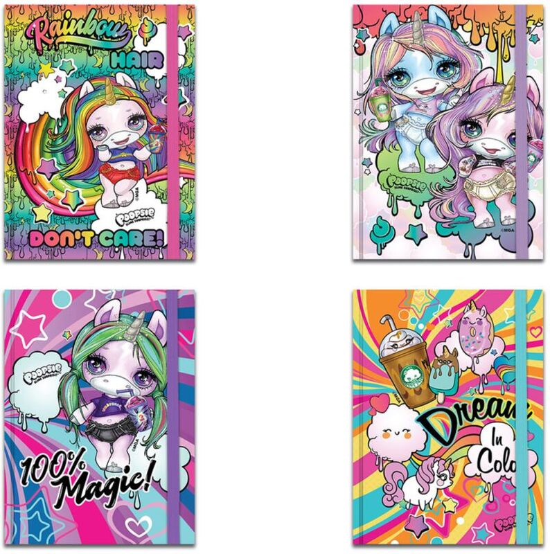 Poopsie Σημειωματάριο Με Λάστιχο 96 Φύλλων 10x13 Poopsie Σημειωματάριο Με Λάστιχο 96 Φύλλων 10x13