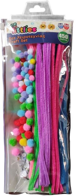 Υλικά Χειροτεχνίας The Littlies Σετ Χειροτεχνίας 450Τμχ Υλικά Χειροτεχνίας The Littlies Σετ Χειροτεχνίας 450Τμχ