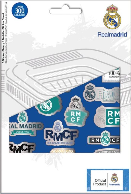 Real Madrid Αυτοκόλλητα Μπλοκ 14