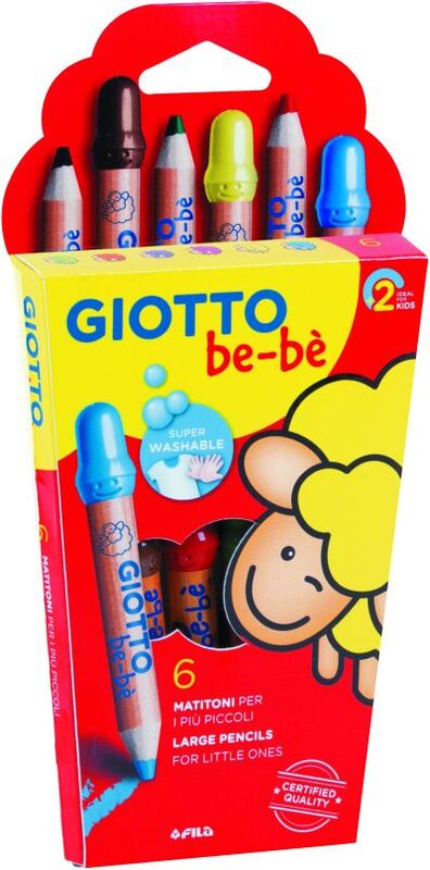 Giotto 6 Ξυλομπογιές Bebe
