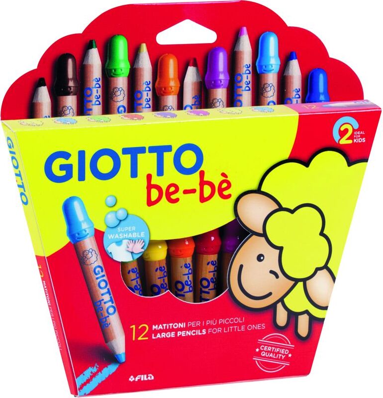 Giotto 12 Ξυλομπογιές Bebe Giotto 12 Ξυλομπογιές Bebe