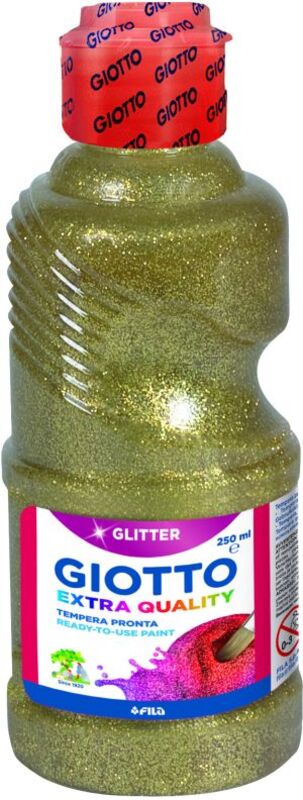 Giotto Τέμπερα Χρυσό Glitter 250ml Giotto Τέμπερα Χρυσό Glitter 250ml
