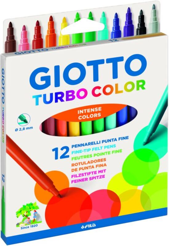Giotto 12 Μαρκαδόροι Turbo Color