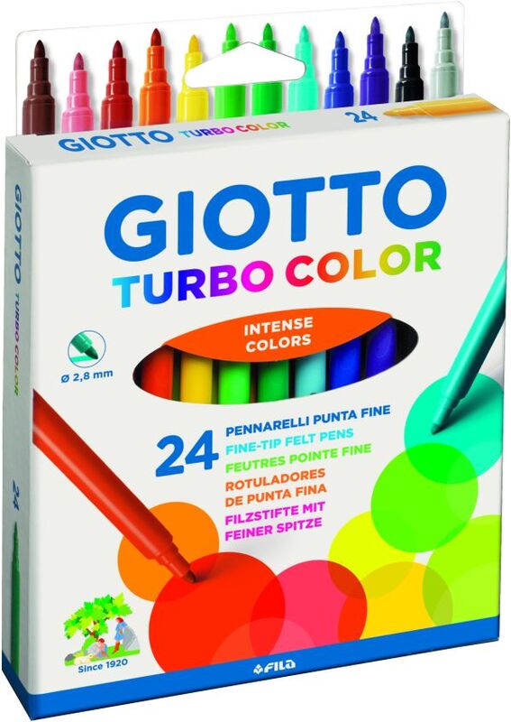 Giotto 24 Μαρκαδόροι Turbo Color