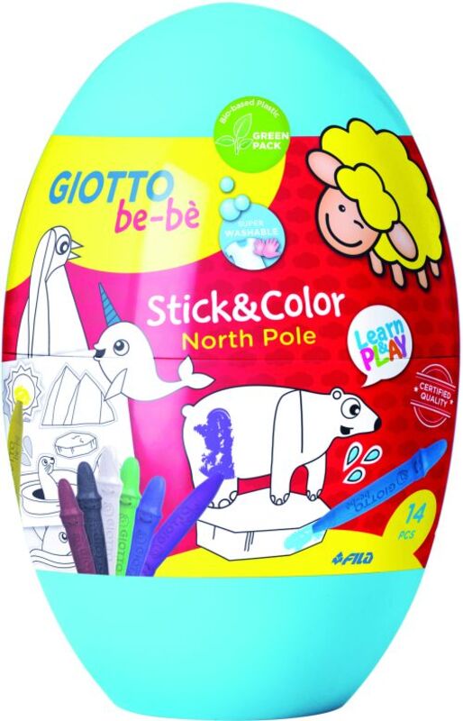 Giotto Bebe Αυγό Ζωγραφικής Stick & Color-1Τμχ