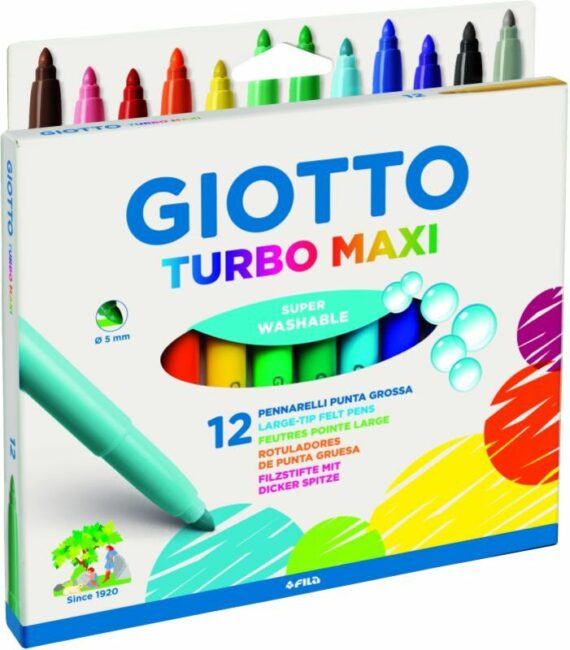 Giotto 12 Μαρκαδόροι Turbo Maxi