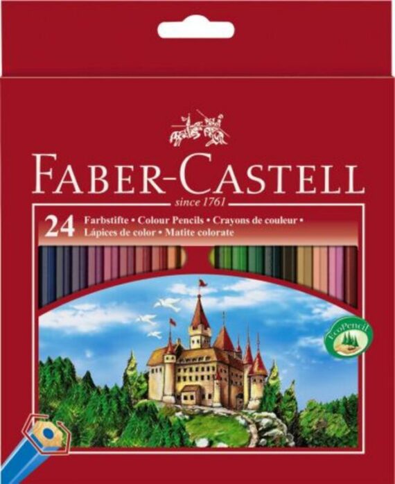 Faber Castell Ξυλομπογιές Fight Knight 24Τμχ