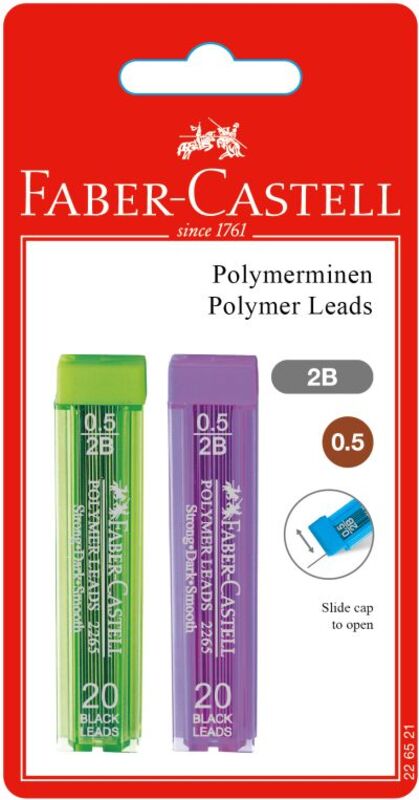 Faber Castell Μύτες Μηχανικού Μολυβιού 0.5mm Faber Castell Μύτες Μηχανικού Μολυβιού 0.5mm