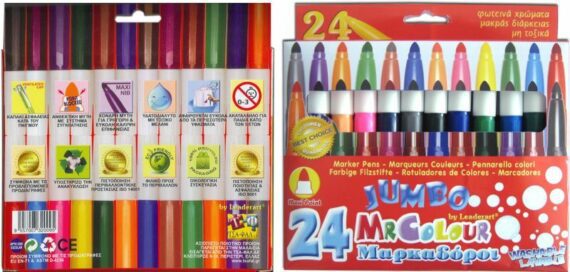 Μαρκαδόροι Χονδροί Mr Color-24 Χρώματα