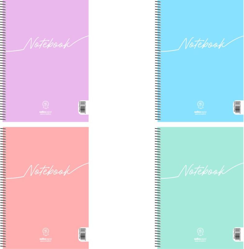 Salko Τετράδιο Notebook Σπιράλ 17x25cm 2 Θεμάτων 60 Φύλλων 4 Σχέδια-1Τμχ Salko Τετράδιο Notebook Σπιράλ 17x25cm 2 Θεμάτων 60 Φύλλων 4 Σχέδια-1Τμχ