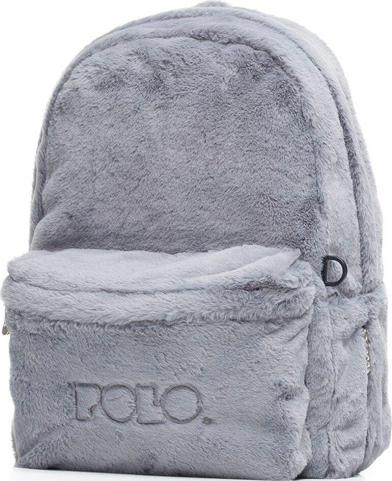 Polo Σακιδιο Mini Fur Γκρι 2020 Polo Σακιδιο Mini Fur Γκρι 2020