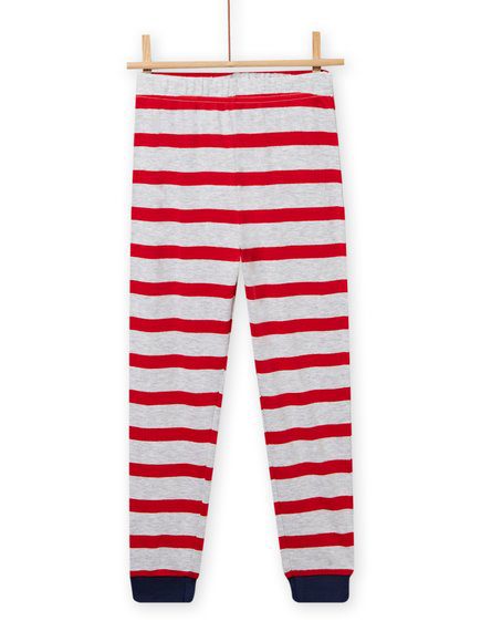 Παιδικη Μακρυμανικη Πιτζαμα Για Αγορια - Γκρι/Κοκκινο Παιδικη Μακρυμανικη Πιτζαμα Για Αγορια