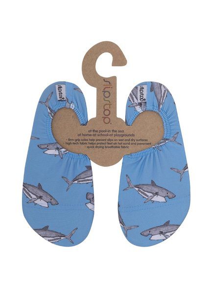 Αντιολισθητικες Παντοφλες Slipstop Great White Shark Για Αγορια - Μπλε Αντιολισθητικες Παντοφλες Slipstop Great White Shark Για Αγορια - Μπλε