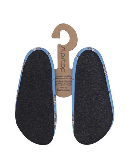 Αντιολισθητικες Παντοφλες Slipstop Great White Shark Για Αγορια - Μπλε Αντιολισθητικες Παντοφλες Slipstop Great White Shark Για Αγορια