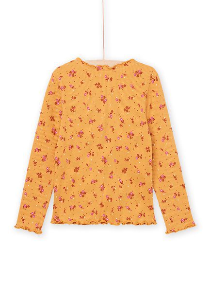 Παιδικη Μουσταρδι Φλοραλ Μακρυμανικη Μακο Μπλουζα Για Κοριτσια - Μουσταρδι Παιδικη Μουσταρδι Φλοραλ Μακρυμανικη Μακο Μπλουζα Για Κοριτσια