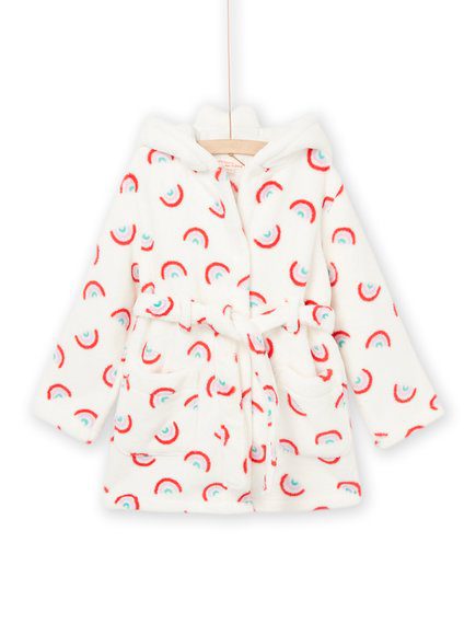 Παιδικη Λευκη Ρομπα/Πιτζαμα Με Κουκουλα Για Κοριτσια - Λευκο Παιδικη Λευκη Ρομπα/Πιτζαμα Με Κουκουλα Για Κοριτσια - Λευκο