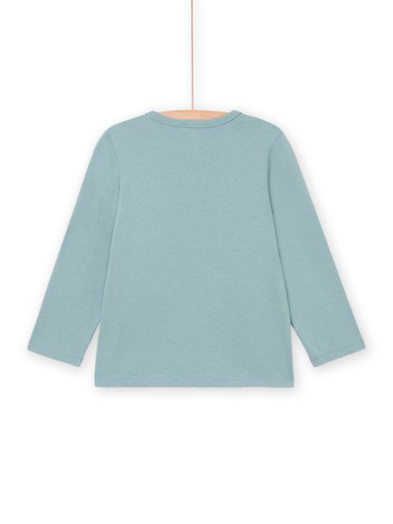 Παιδικη Τυρκουαζ Μακρυμανικη Μακο Μπλουζα Για Αγορια - Τυρκουαζ Παιδικη Τυρκουαζ Μακρυμανικη Μακο Μπλουζα Για Αγορια