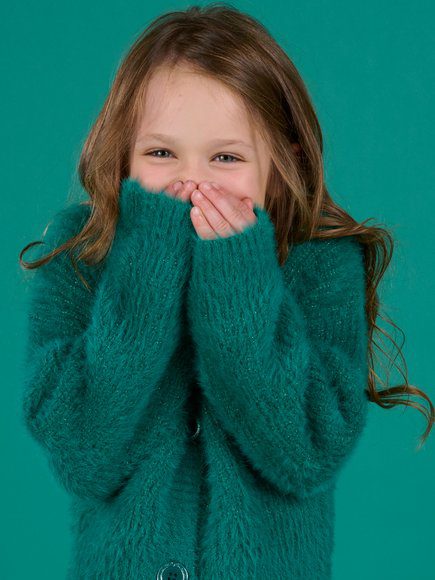 Παιδικη Τυρκουαζ Ζακετα Για Κοριτσια - Σκουρο Τυρκουαζ Παιδικη Τυρκουαζ Ζακετα Για Κοριτσια