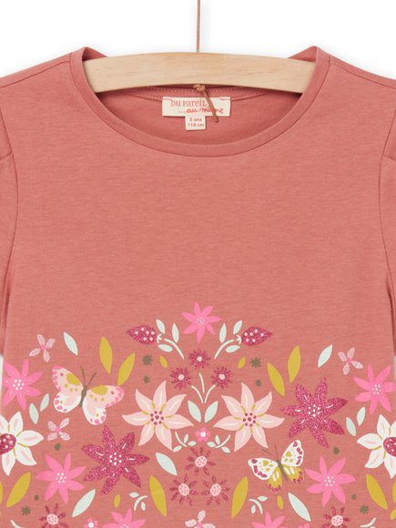 Παιδικη Κοντομανικη Μπλουζα Για Κοριτσια - Πορτοκαλι Παιδικη Κοντομανικη Μπλουζα Για Κοριτσια