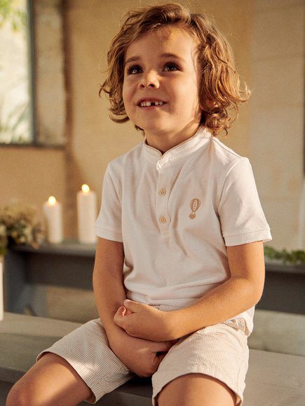 Παιδικη Κοντομανικη Μπλουζα Για Αγορια - Λευκο Παιδικη Κοντομανικη Μπλουζα Για Αγορια - Λευκο