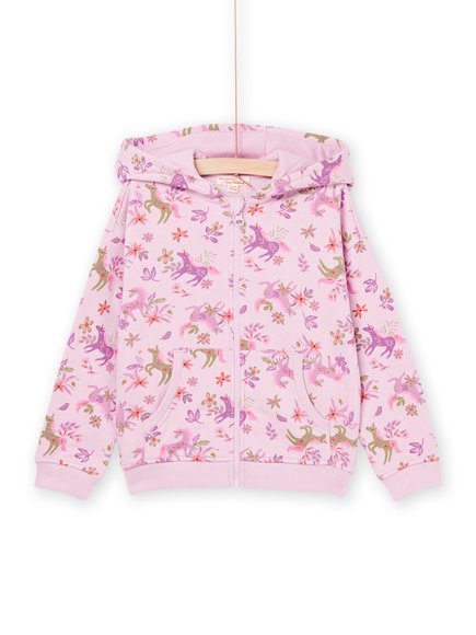 Παιδικη Μωβ Αθλητικη Ζακετα Με Κουκουλα Για Κοριτσια - Μωβ Παιδικη Μωβ Αθλητικη Ζακετα Με Κουκουλα Για Κοριτσια - Μωβ