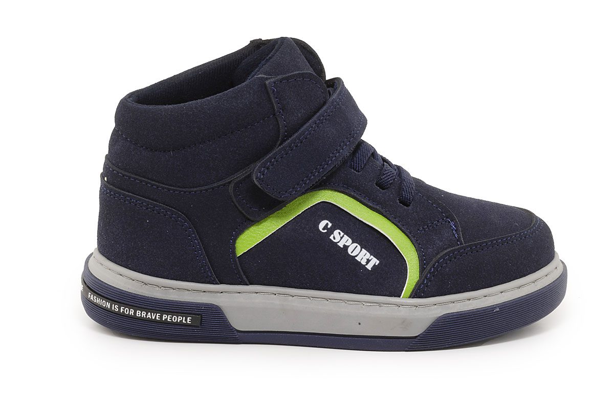 ΠΑΙΔΙΚΑ ΜΠΟΤΑΚΙΑ CROCODILINO SPORT ΚΟΡΔΟΝΙ ΚΑΙ VELCRO NAVY