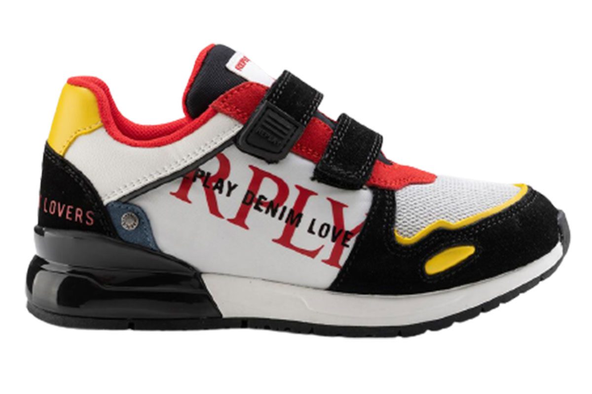 ΠΑΙΔΙΚΑ SNEAKERS REPLAY SHOOT JR-2 MULTI JS290019 174 WHITE ΠΑΙΔΙΚΑ SNEAKERS REPLAY SHOOT JR-2 MULTI JS290019 174 WHITE