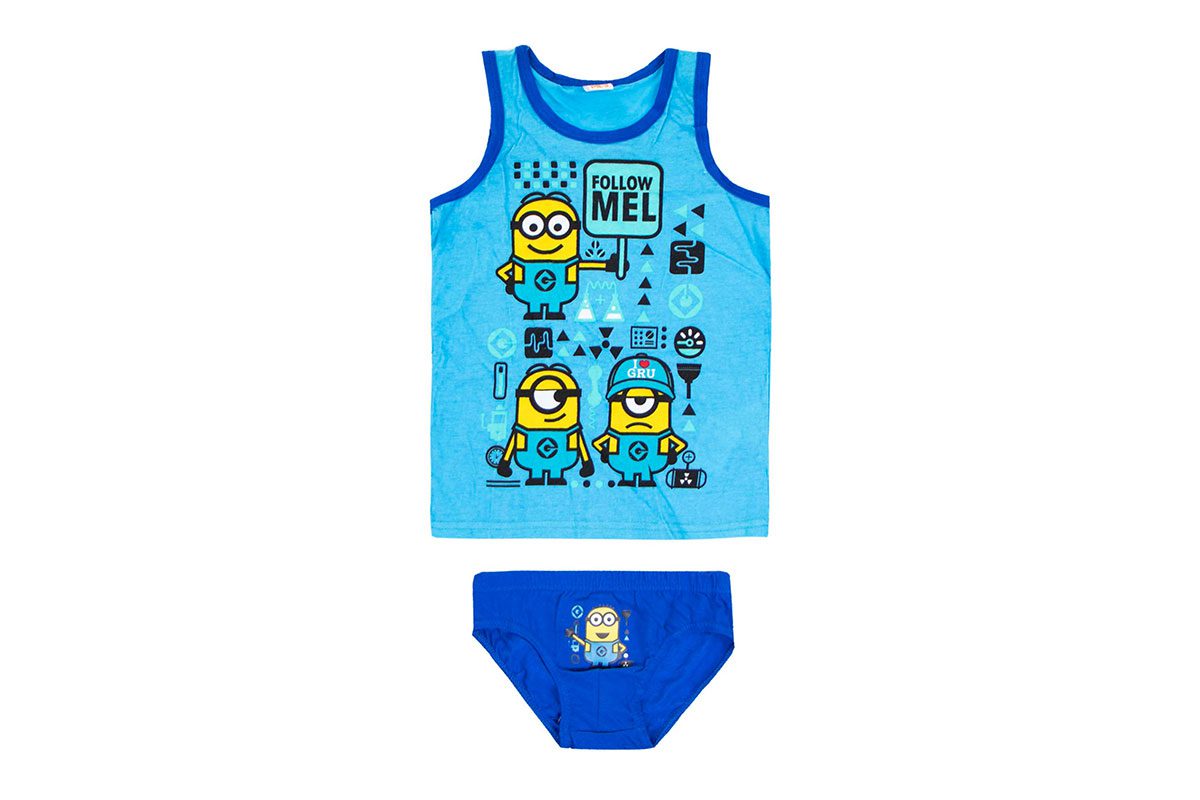 ΠΑΙΔΙΚΟ ΣΕΤ ΕΣΩΡΟΥΧΑ MINIONS ΓΑΛΑΖΙΟ LIGHT BLUE ΠΑΙΔΙΚΟ ΣΕΤ ΕΣΩΡΟΥΧΑ MINIONS ΓΑΛΑΖΙΟ LIGHT BLUE