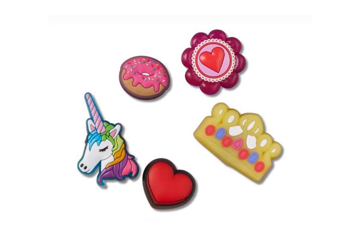CROCS PINS PINK GIRLY GIRL 5 τεμάχια MULTICOLOR CROCS PINS PINK GIRLY GIRL 5 τεμάχια MULTICOLOR