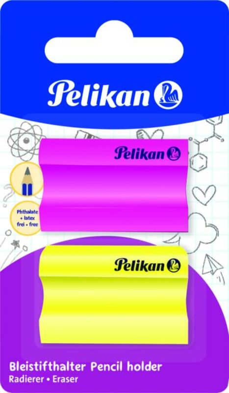 Pelikan Γομολάστιχα Pencilholder 2 Σχέδια-2Τμχ