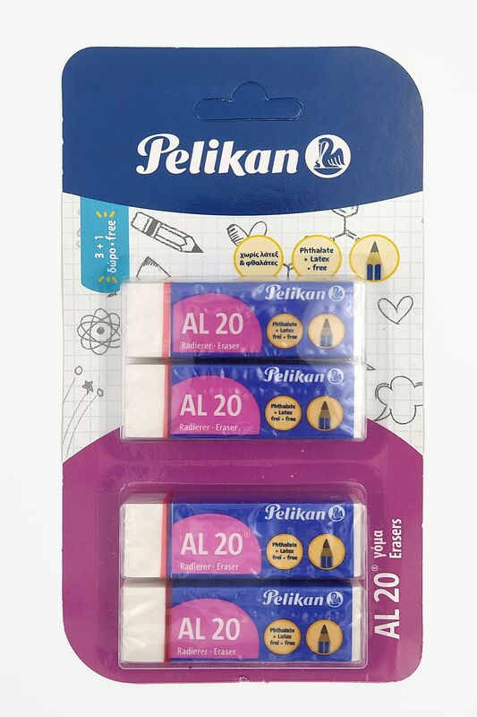 Pelikan Γομολάστιχες AL20/BL3+1