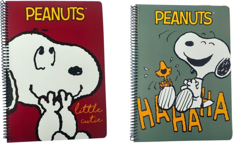 Peanuts Gigles Red-Gigles Olive Green Τετράδιο Α4 Σπιράλ 2 Θεμάτων-2 Σχέδια-1Τμχ Peanuts Gigles Red-Gigles Olive Green Τετράδιο Α4 Σπιράλ 2 Θεμάτων-2 Σχέδια-1Τμχ